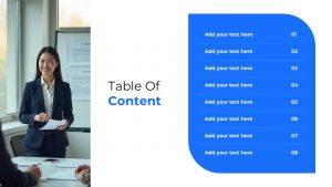 Corporate Training TOC Presentation Slide