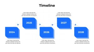 Corporate Training Timeline Presentation Slide