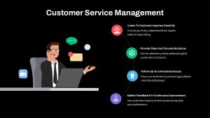 Customer Service Management PowerPoint Template