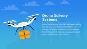 Drone Delivery System Template PowerPoint featured image