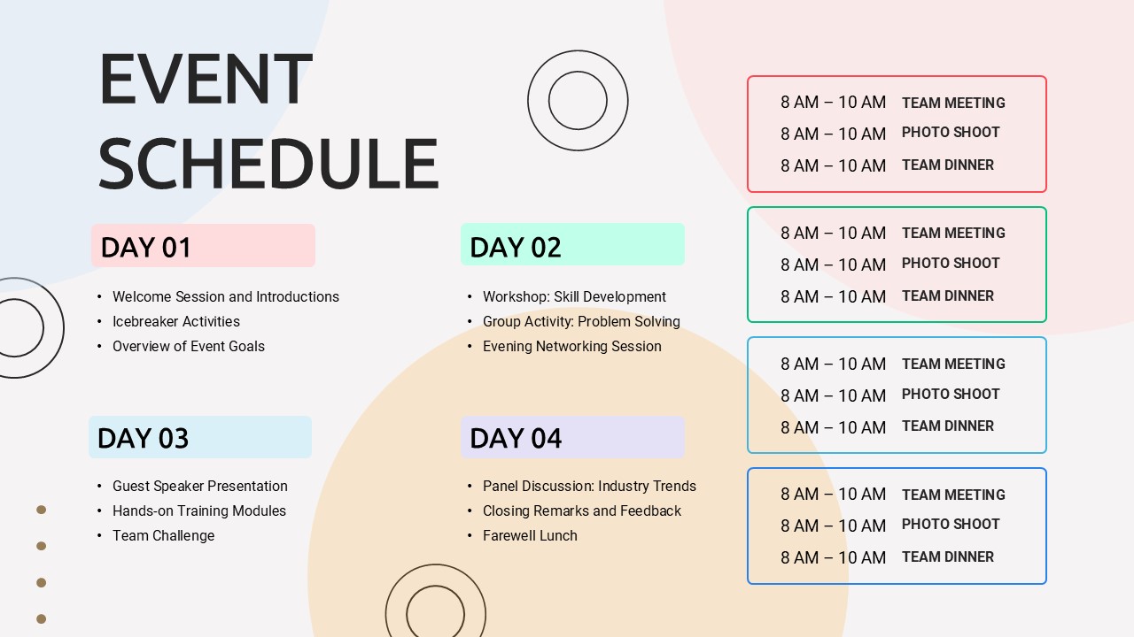Event Planning PPT Presentation Slide