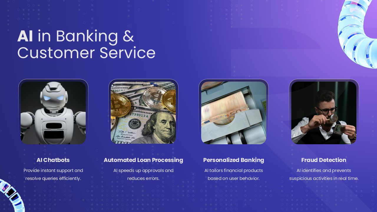 Finance AI PowerPoint Template banking