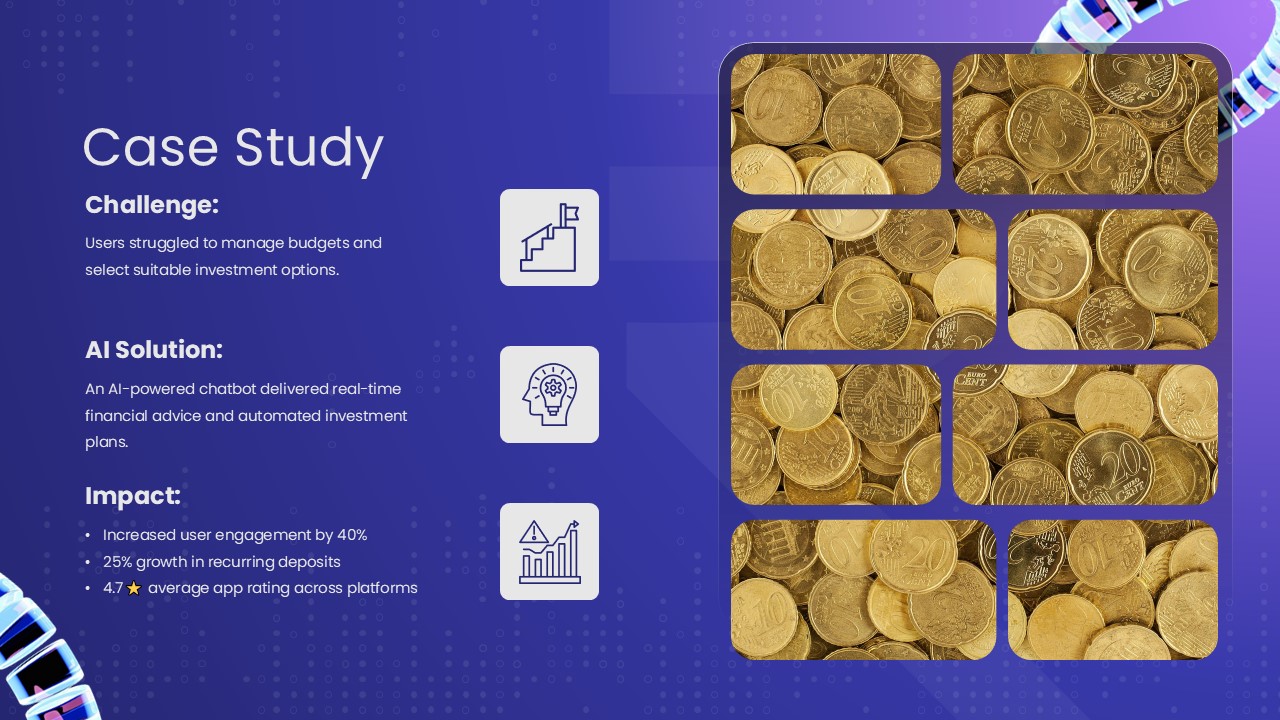 Finance AI PowerPoint Template case study