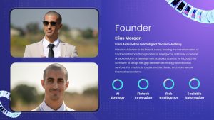 Finance AI PowerPoint Template founder