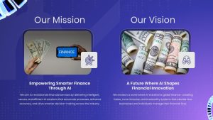 Finance AI PowerPoint Template mission