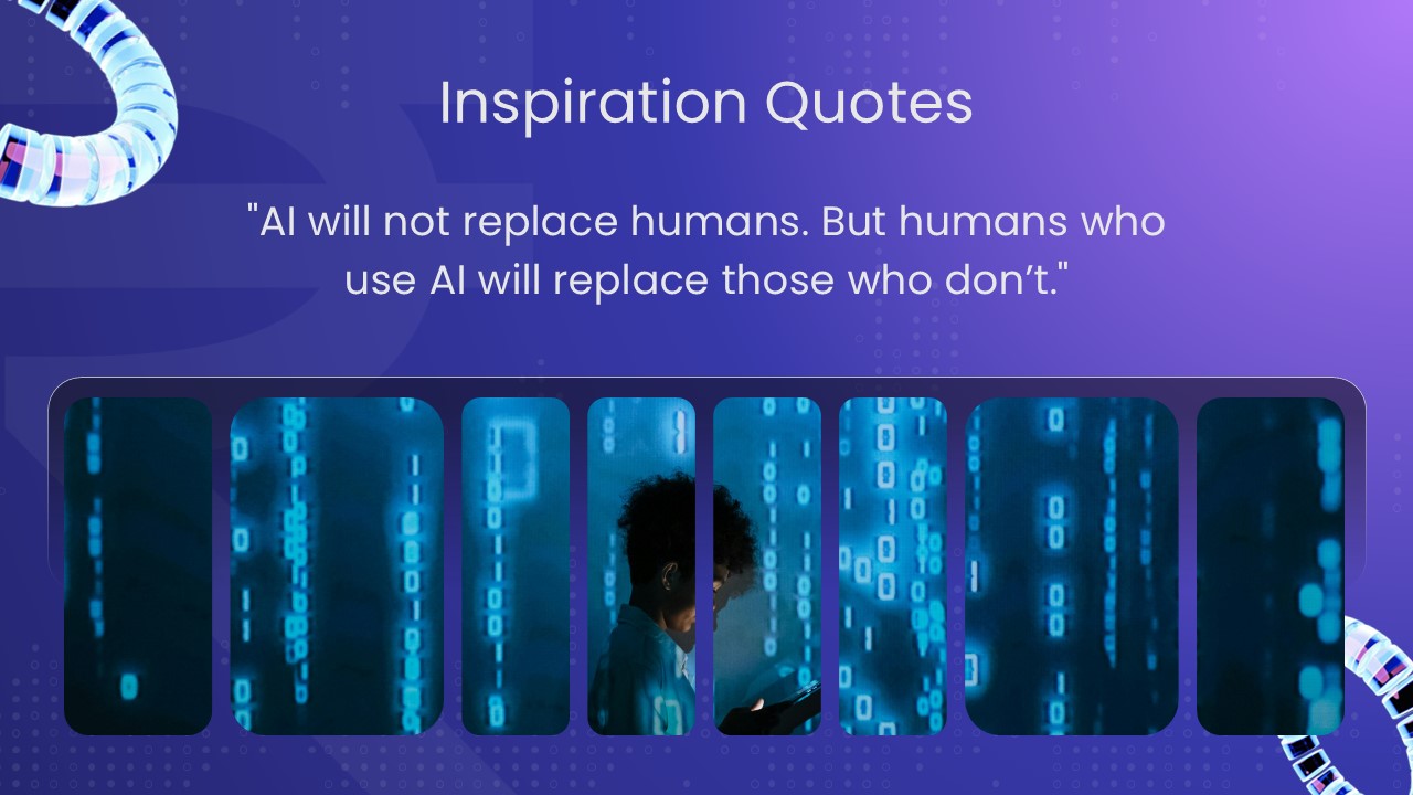 Finance AI PowerPoint Template quotes