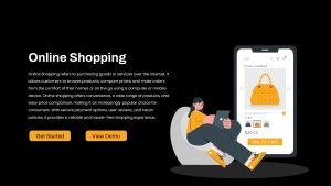 Free Online Shopping Presentation Template