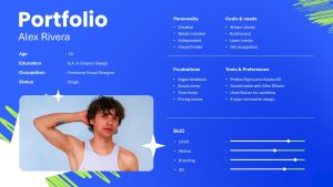 Freelancer PowerPoint Template Personal Portfolio