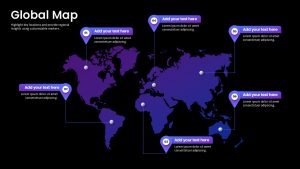 Global Map PowerPoint Template