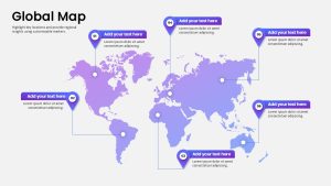 Global Map PowerPoint Template