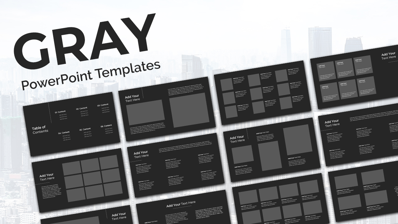 Gray PowerPoint Template