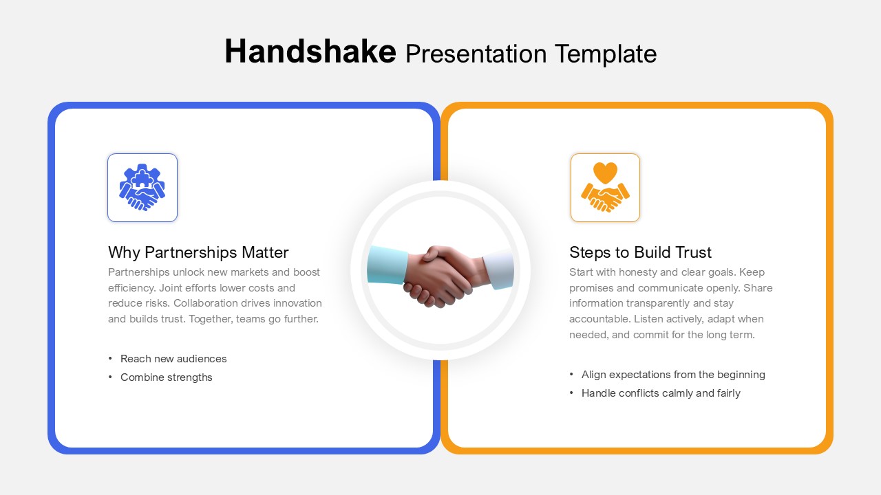 Handshake Presentation Template