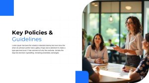 Key Policies & Guidelines Slide Corporate Training Template