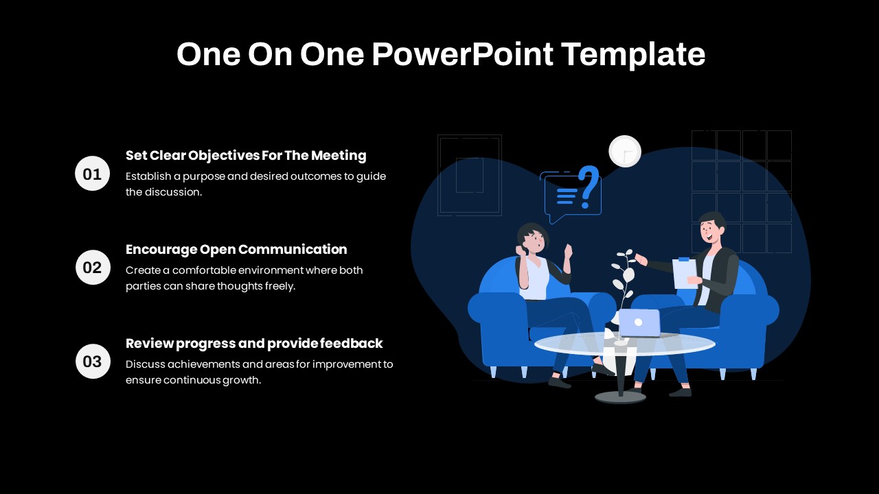 One On One Face to Face Presentation Slide