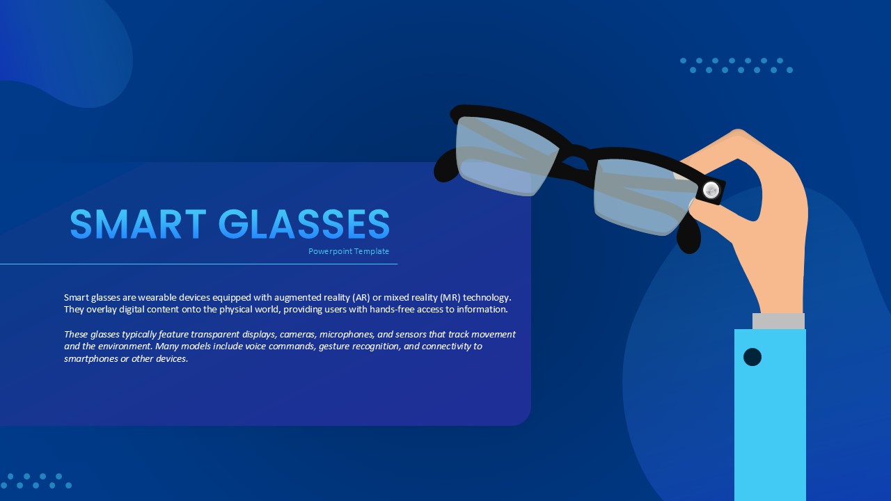 Smart Glasses PowerPoint Template featured image