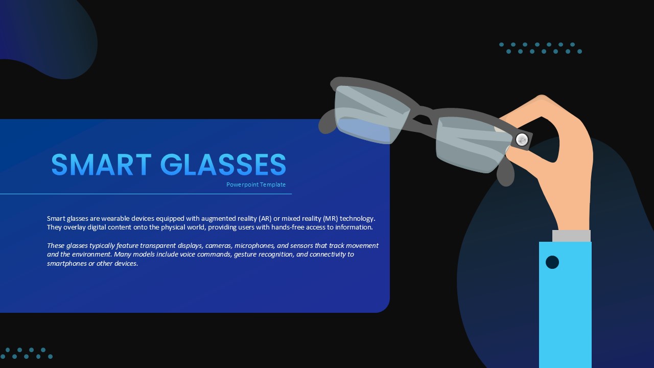 Smart Glasses PowerPoint Template