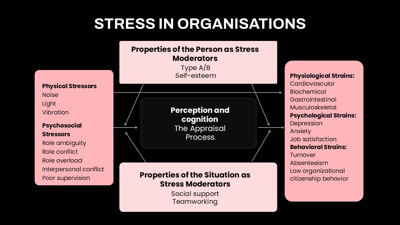 Stress in Organisations Process Presentation Template