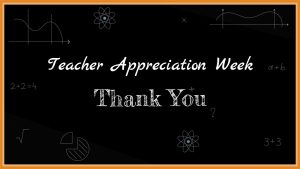 Teachers Appreciation Thank You Slide Education