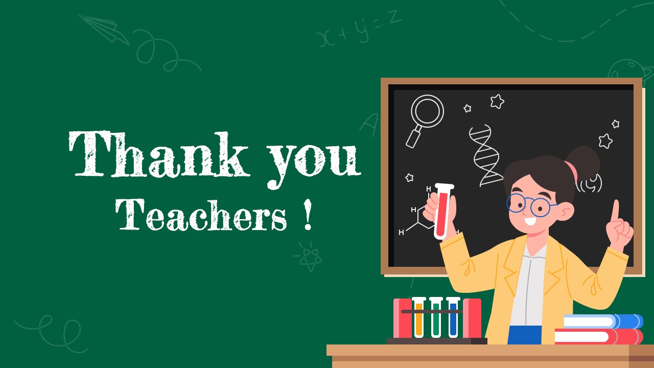 Thank You Presentation Slide Appreciate Teachers
