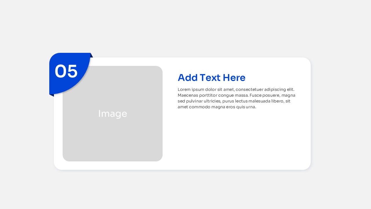 Top Ten Slide Layout PowerPoint Template dark blue