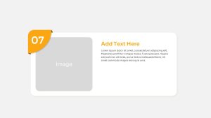 Top Ten Slide Layout PowerPoint Template light orange