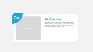 Top Ten Slide Layout PowerPoint Template sky blue