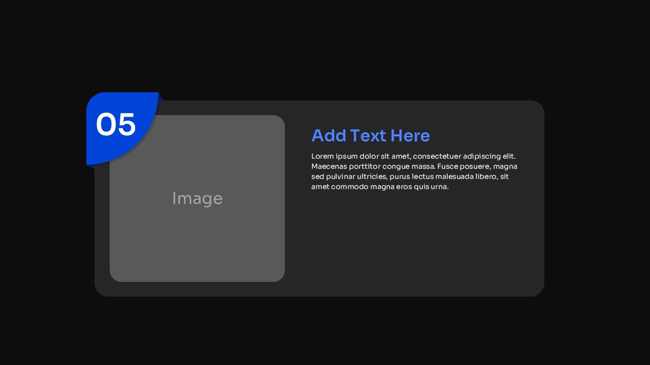 Top Ten Slide Layout PowerPoint Templates dark blue