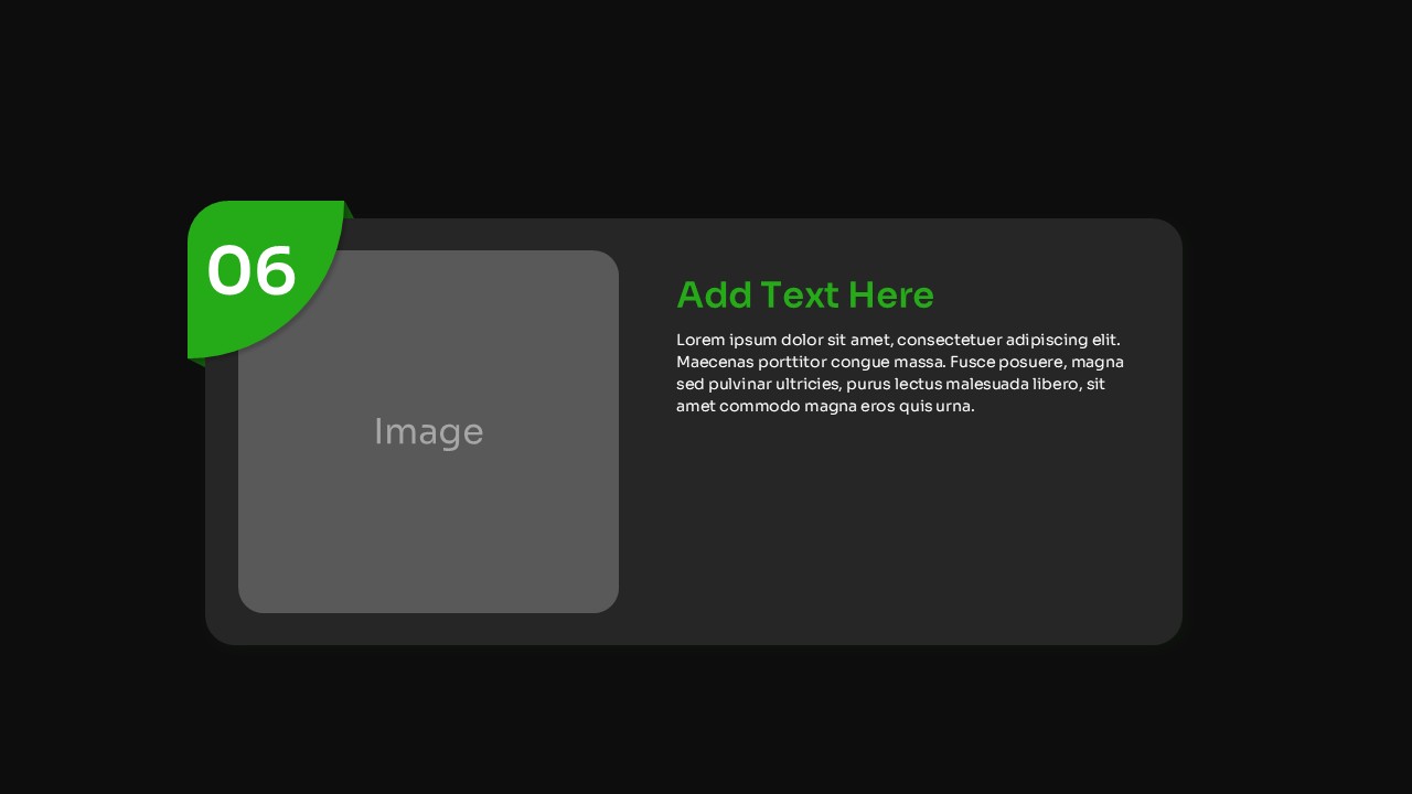 Top Ten Slide Layout PowerPoint Templates light green