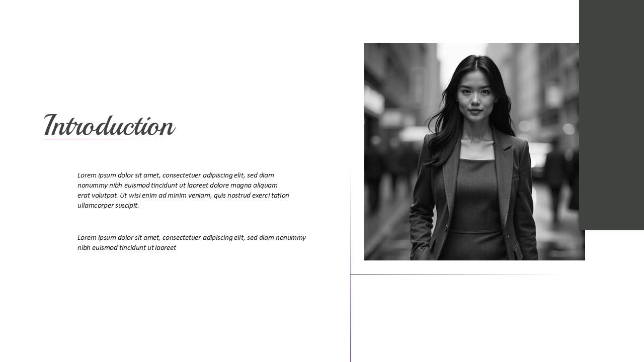 UGC Portfolio Presentation Introduction Slide
