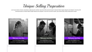 UGC Portfolio Unique Selling Proposition Slide