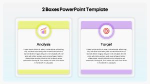 2 Boxes Comparison Presentation Slide