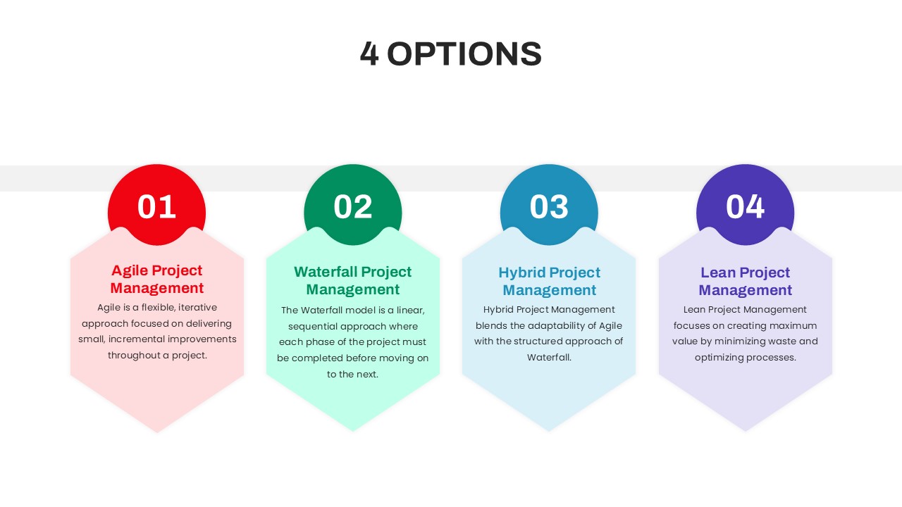 4 Options Education Presentation Template