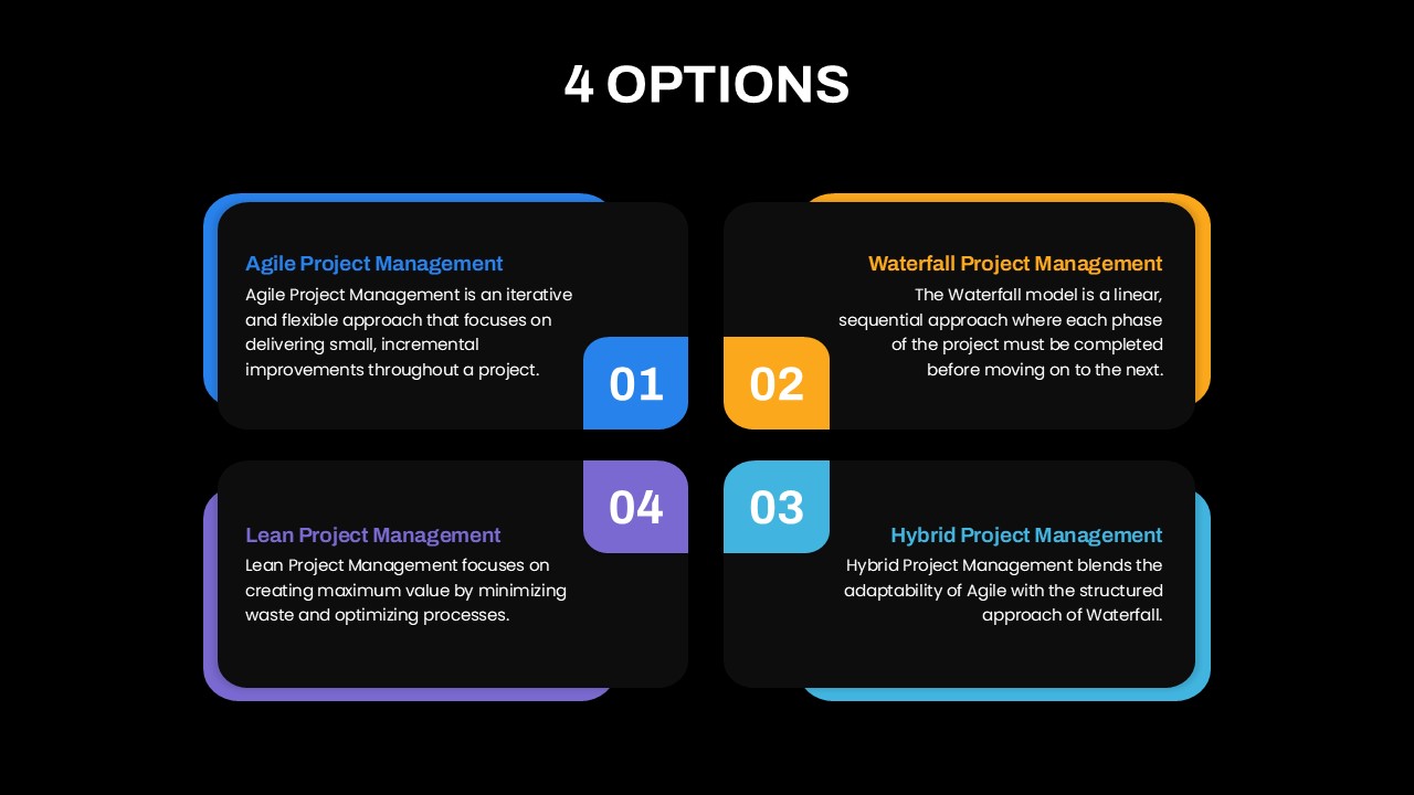 4 Options Presentation Template