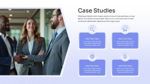 Animated Corporate Company Profile Case Studies Presentation Slide