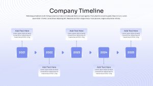 Animated Corporate Company Profile Timeline Presentation Slide