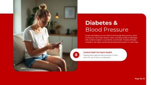 Diabetes Health Awareness PowerPoint Slide