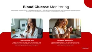 Diabetes Monitoring PowerPoint Slide