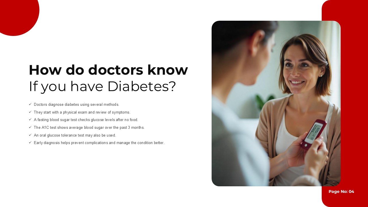 Diabetes PowerPoint Slide