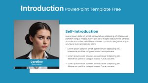 Free About Me Self Introduction PPT Template