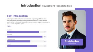Free Introduce Yourself PPT Template