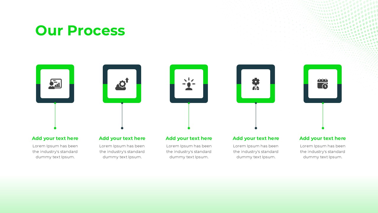 ICT Company Profile Our Process Presentation Slide