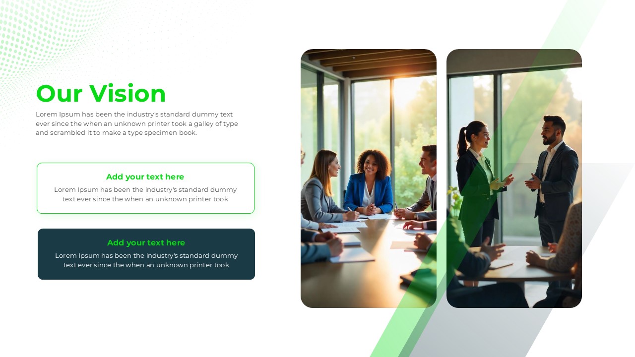 ICT Company Profile Our Vision Presentation Slide