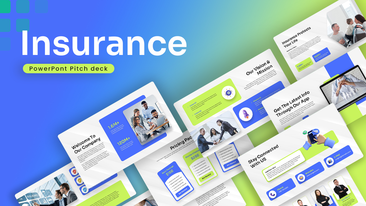 Insurance Pitch Deck Template