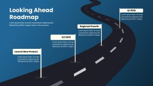 Looking Ahead Roadmap Presentation Slide