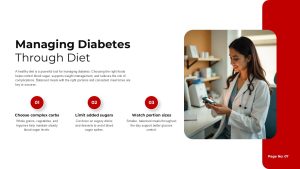 Managing Diabetes PowerPoint Slide