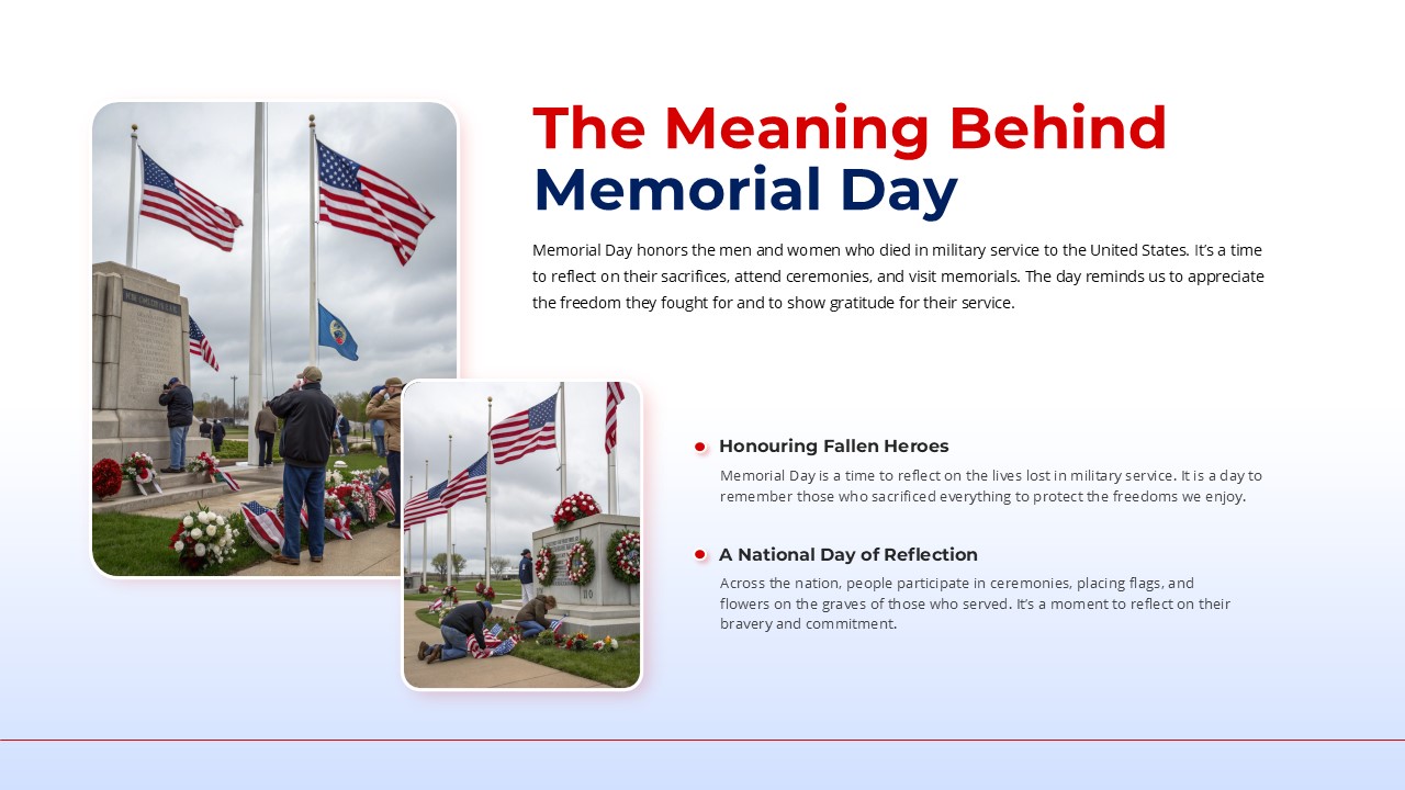 Memorial Day Celebration Presentation Slide