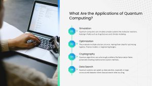 Quantum Computing Applications Presentation Slide