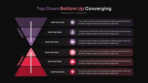 Top Down Bottom Up Converging Strategic Slide