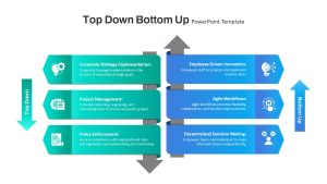 Top Down Bottom Up PowerPoint Template