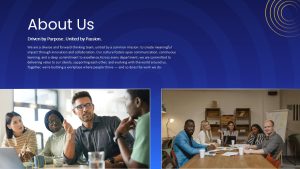 Townhall Meeting About Us Presentation Slide
